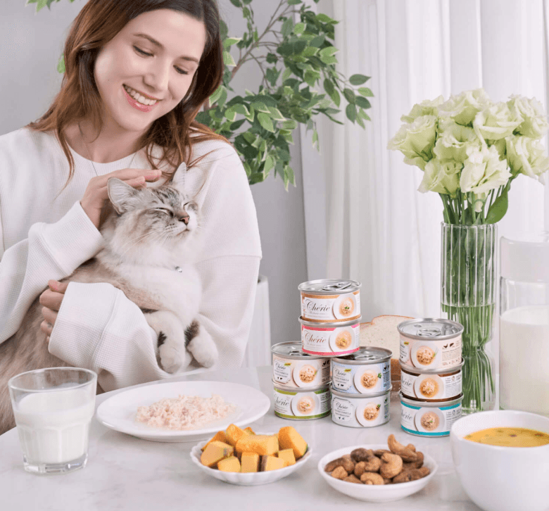 Woman & Cat